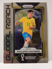 Philippe Coutinho Soccer Cards 2022 Panini Prizm World Cup Global Reach Prices