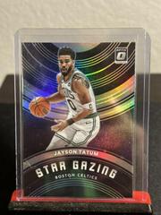 Jayson Tatum [Holo] #13 Basketball Cards 2022 Panini Donruss Optic Star Gazing Prices