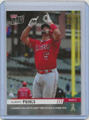 Albert Pujols [Gold Winner] #MOW-6W Baseball Cards 2019 Topps Now Moment of the Week Prices