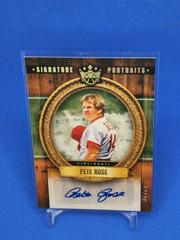 Pete Rose [Gold] Baseball Cards 2022 Panini Diamond Kings Signature Portraits Prices