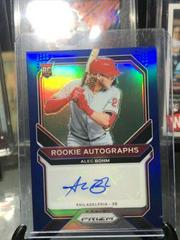 Alec Bohm [Blue Prizm] Baseball Cards 2021 Panini Prizm Rookie Autographs Prices