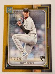 Eury Perez [Gold] #1 Baseball Cards 2023 Topps Museum Collection Prices