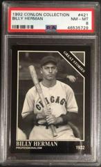 Billy Herman #421 Baseball Cards 1992 Conlon Collection Prices