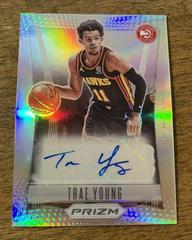 Trae Young [Silver Prizm] Basketball Cards 2021 Panini Prizm Flashback Signatures Prices