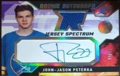 John Jason Peterka [Spectrum] #JP Hockey Cards 2021 SPx Rookie Auto Jersey Prices