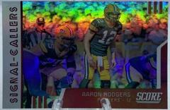 Aaron Rodgers [Green] #SC-15 Football Cards 2019 Panini Score Signal Callers Prices