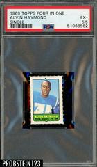 Alvin Haymond Football Cards 1969 Topps Four in One Single Prices