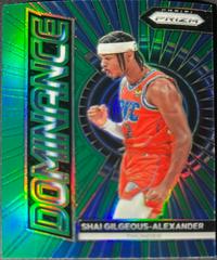 Shai Gilgeous-Alexander [Green Prizm] #22 Basketball Cards 2023 Panini Prizm Dominance Prices