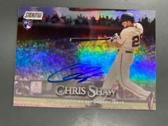 Chris Shaw [Rainbow Foil] #CS Baseball Cards 2019 Stadium Club Autographs Prices