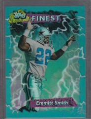 Emmitt Smith [Refractor] #180 Football Cards 1995 Topps Finest Boosters Prices
