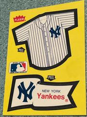 Yankees “Jersey, Pennant Sticker” Baseball Cards 1985 Fleer Stickers Prices