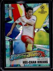 Hee chan Hwang [Aqua] #10 Soccer Cards 2020 Topps Chrome UEFA Champions League Sapphire Prices