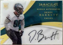 Derek Barnett [Autograph] #163 Football Cards 2017 Panini Immaculate Collection Prices