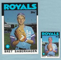 Bret Saberhagen #3 Baseball Cards 1986 Topps Super Prices