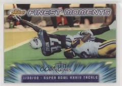 Mike Jones LB [Refractor] #FM19 Football Cards 2000 Topps Finest Moments Prices