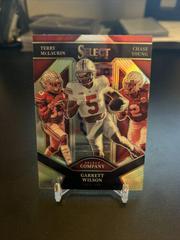Chase Young, Garrett Wilson, Terry McLaurin [Silver] Football Cards 2022 Panini Select Draft Picks Company Prices