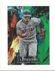 Francisco Lindor [Green] Baseball Cards 2018 Topps Fire Prices