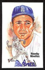 Sandy Koufax Baseball Cards 1981 Perez Steele HOF Postcard Prices