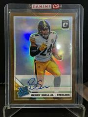 Benny Snell Jr. [Gold] #185 Football Cards 2019 Donruss Optic Rated Rookie Autographs Prices