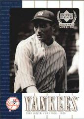 Tony Lazzeri #20 Baseball Cards 2000 Upper Deck Yankees Legends Prices