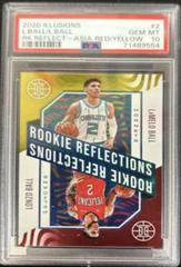 LaMelo Ball, Lonzo Ball [Asia Red Yellow] Basketball Cards 2020 Panini Illusions Rookie Reflections Prices