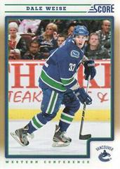 Dale Weise [Gold Rush] Hockey Cards 2012 Score Prices