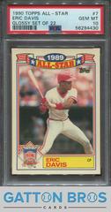 Eric Davis #7 Baseball Cards 1990 Topps All Star Glossy Set of 22 Prices