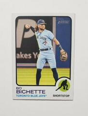 Bo Bichette [Throwback Uniform] Baseball Cards 2022 Topps Heritage Prices
