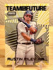 Austin Riley [Black] #TOF-9 Baseball Cards 2022 Stadium Club Team of the Future Prices