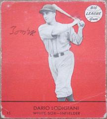 Dario Lodigiani [Red Background] Baseball Cards 1941 Goudey Prices