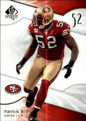 Patrick Willis #34 Football Cards 2009 SP Authentic Prices