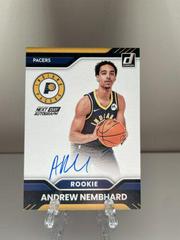 Andrew Nembhard #ND-ANP Basketball Cards 2022 Panini Donruss Next Day Autographs Prices