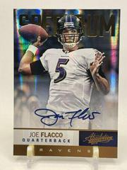 Joe Flacco [Spectrum Gold Autograph] #4 Football Cards 2012 Panini Absolute Prices