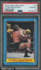 Flying Bodypress Wrestling Cards 1987 O Pee Chee WWF Prices