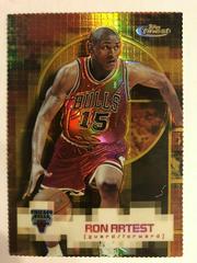 Ron Artest Gold Refractor #39 Basketball Cards 2000 Finest Prices