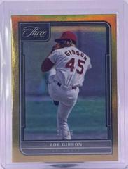 Bob Gibson [Holo Gold] #2 Baseball Cards 2022 Panini Three and Two Prices