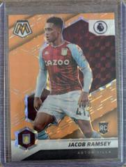 Jacob Ramsey [Orange Fluorescent] Soccer Cards 2021 Panini Mosaic Premier League Prices