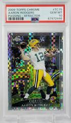 Aaron Rodgers [Passing Xfractor] #TC75 Football Cards 2009 Topps Chrome Prices