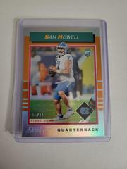 Sam Howell [First Down] #TB4 Football Cards 2022 Panini Score 1992 Throwback Rookie Prices