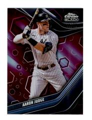 Aaron Judge [Magenta] #1 Baseball Cards 2023 Topps Chrome Black Prices