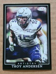 Troy anderson Football Cards 2022 Sage Artistry Prices