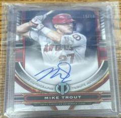 Mike Trout #TA-MT Baseball Cards 2023 Topps Tribute Autographs Prices