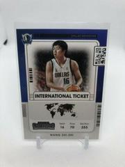 Wang Zhi zhi #21 Basketball Cards 2021 Panini Contenders International Ticket Prices