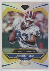 Andre Reed [Gold] #3 Football Cards 2018 Panini Certified Diamonds Prices