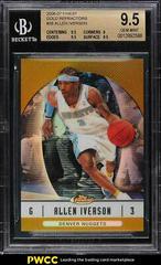 Allen Iverson [Gold Refractor] Basketball Cards 2006 Finest Prices