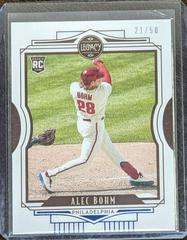 Alec Bohm [Blue] Baseball Cards 2021 Panini Chronicles Legacy Prices