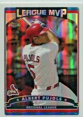 Albert Pujols [Refractor] #273 Baseball Cards 2006 Topps Chrome Prices