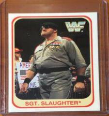 Sgt. Slaughter [Italian] #11 Wrestling Cards 1991 Merlin WWF Prices