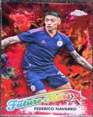 Federico Navarro [Red] #FS-19 Soccer Cards 2023 Topps Chrome MLS Future Stars Prices