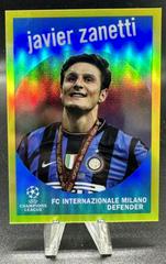 Javier Zanetti [Yellow] Soccer Cards 2022 Topps Chrome UEFA Club Competitions 1959 Prices